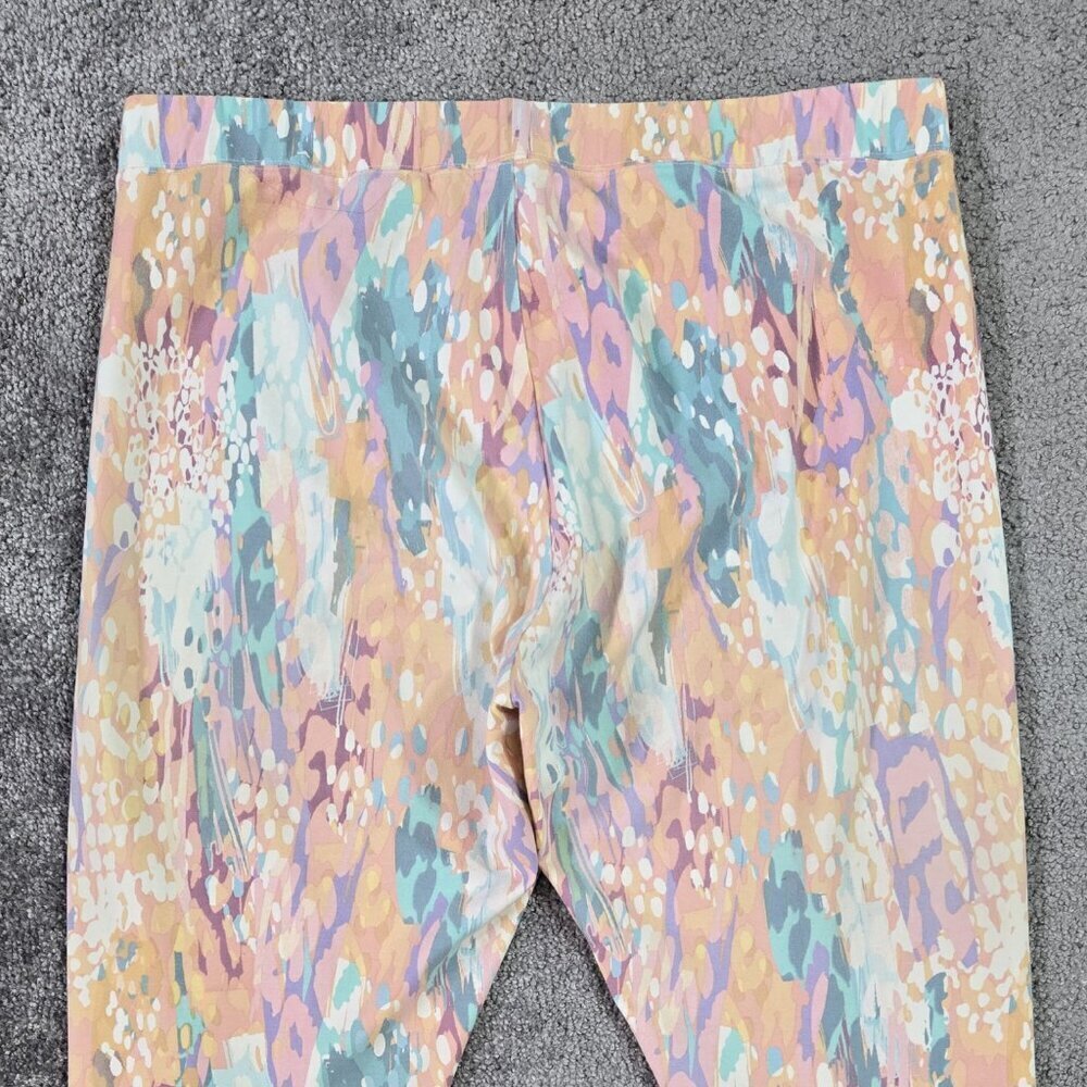 Soft Surroundings Have to Have Multicolor Paint Splatter Leggings Colorful - Picture 5 of 10